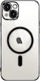 KST Design for iPhone 13 Magsafe Classic Series Clear Case Easy Stick, 6D Plating, 7Colorful (iPhone 13, Black)