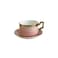 Modern Golden Rim Luxury Porcelain Afternoon Tea Cup Set Ceramic Tea Set With Tray