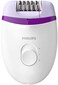 Philips Satinelle Essential Corded Compact Epilator. 2 Pin, White, Bre225/00