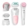 Braun SensoSmart Silk Epil 5 Cordless Epilator with 5 Extra Heads, Multicolour