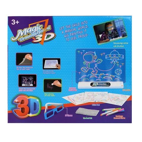 Magic drawing board with LED lighting for 3D graphics
Regular price

