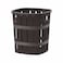 Cosmoplast Cedargrain Laundry Bin Dark Brown 33L