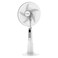 Crownline Rechargeable Stand Fan RF-241, 5 Blades, White