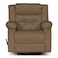 In House Velvet Rocking Recliner Chair - Light Brown - NZ30