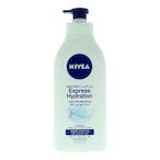 Buy NIVEA Body Lotion Moisturizer for Normal  Dry Skin, 48h Moisture Care, Express Hydration Sea Minerals, 625ml in Saudi Arabia