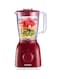 Sonashi 2 In 1 Countertop Blender With Unbreakable Jar &amp; Grinder 1.25 L 350 W SB-144N Red