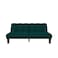 In House Sana 2 In 1 Sofabed Velvet Upholstered - Dark Green