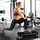 Max Strength Aerobic Stepper Cardio Fitness Step Board Adjustable Height 5-Levels Home Yoga Gym Exercise Training Stepper