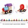 FITTO Wooden Toy Set for Toddlers - Educational Toys to Improve Motor Skills, Hand-Eye Coordination, and Problem-Solving Abilities