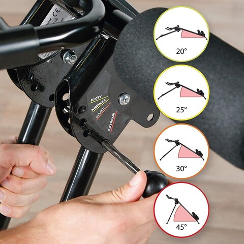 Max Strength Foldable Adjustable Abdominal Trainer Power Plank, Multi Function Foldable Fitness Equipment Beauty Hip Abdomen Machine Sports Beauty Riding Waist Machine