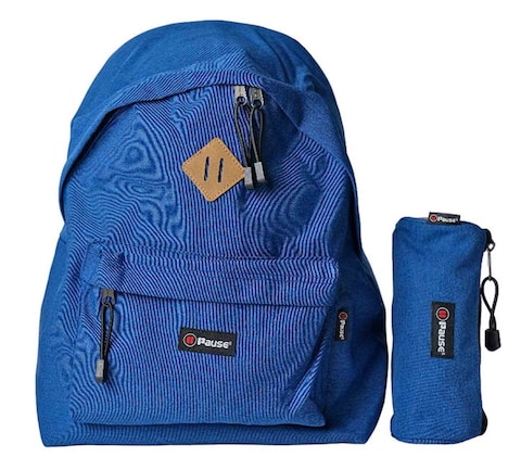 PAUSE SOLID NAVY BACKPACK 17&quot;