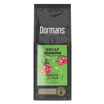 Dormans Decaffeinated Medium Grind Dark Roast Coffee 375g