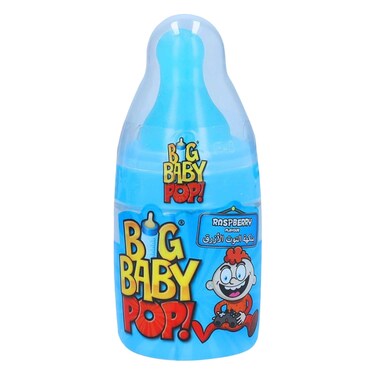 Bazooka Big Baby Pop Cola And Raspberry Candy 32g