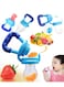 2pcs Baby Fruit Food Feeder Teething Pacifier for Teething Baby Infant Toy Nipple Pouches Nibbler for Toddlers &amp; Kids Pacifier Blue