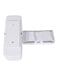 Generic Automatic Toothpaste Dispenser And Toothbrush Holder White 20.3x5.1centimeter