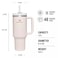 Stanley Quencher H2.0 Flowstate Tumbler 1.2L Rose Quartz