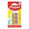 Maped Mini Softy Eraser 3 Pieces White