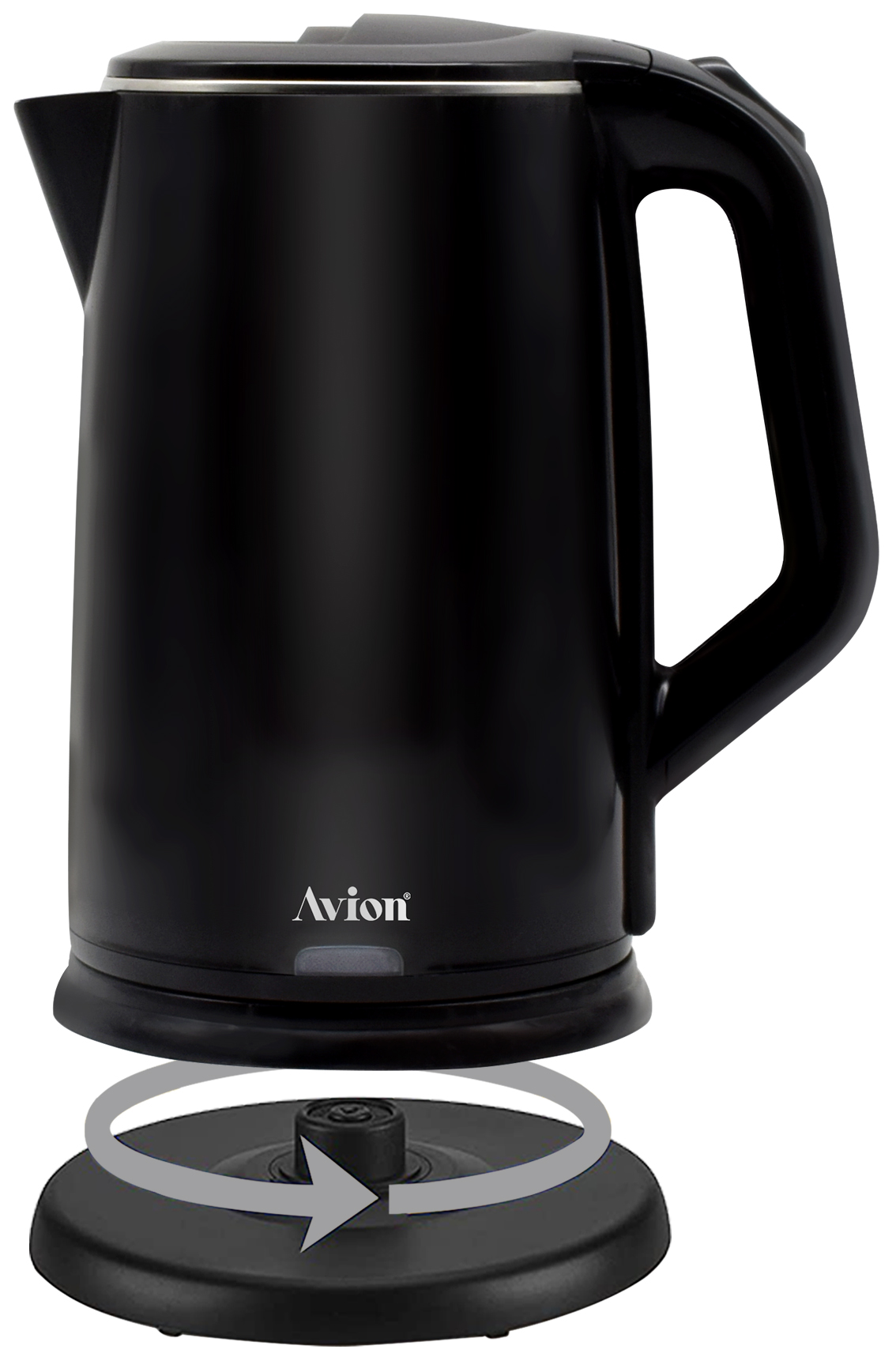 Avion Double Layer Electric Kettle, Overheat Protection, Intelligent Power-Off Technology, Granular Steel Lid, Stainless Steel Heating Plate, Heat Resistant Handle, AEK622P