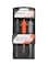 3-Piece Mini Cold Chisel And Punch Set Black/Grey/Red