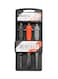 3-Piece Mini Cold Chisel And Punch Set Black/Grey/Red