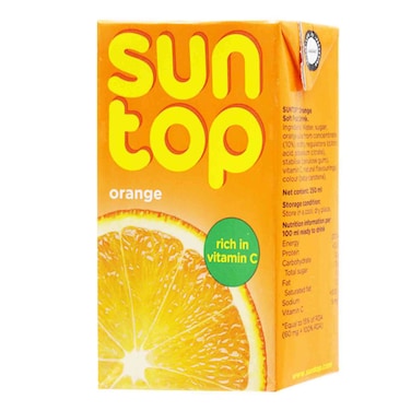 Suntop Orange Fruit Juice 125Ml