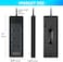 ESSEN Extension Cord Cable Power Strip 6 Outlets, 4 USB Ports Surge Protector Universal Plug Adapter, Charging Socket With 2M Bold Extension Cord