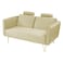 In House Rosela 2 In 1 Sofabed Velvet Upholstered - Dark Ivory