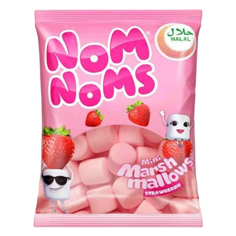 Nom Noms Sours Strawberry Mini Marshmallows 17g