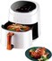 Lotus rose  8 Liter Air Fryer 1400W  - Touch Control with LCD Display