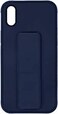 MARGOUN For iPhone x/xs Case Cover Finger Grip holder Phone Car Magnetic Multi-function Shockproof Protective Case Two-in-one Phone holder Case (dark blue, iphone x/xs)