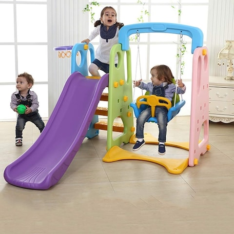 Toddler Swing Baby Swing And Slide Set Plastic Buy RBWTOYS Plastic