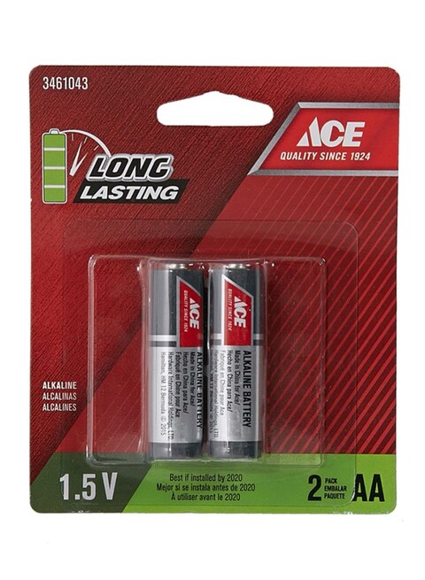 Ace 2-Piece Aa Alkaline Battery Set