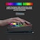 HXSJ 87 Keys Wired Mechanical Keyboard Two-color Injection Keycap White Backlight Detachable Type-C Cable (L600 Black)