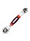 Generic - Steel Multi Function Tiger Wrench Silver/Black/Red 30X7X7Centimeter