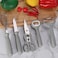 Kitchen Utensils Set - Kitchen Gadgets - Perfect Kitchen Cooking Accessories Stainless Steel Gadgets Tools Set with Holder - 6 Pieces