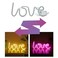Generic-Love Neon Signs LED Light Wall Table D&eacute;cor Battery Powered Night Lights for Parties Weddings Home Bar Pub Hotel