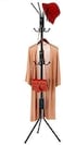 Generic Metal Coat Rack/Hanger 02, Free Standing, Coat/Hat Hanger 02 For Handbags, Hat, Umbrella, Clothes Tree Coat Hanger 02 Holder Stand, Black