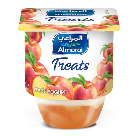 Al Marai Treats Peach Yogurt - 105 gram