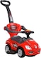 3 In 1 Mega Car Pusher Car - Red