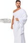 Men's Ihram clothing set for Hajj and Umrah, cotton clothes and one belt, weight 1200 grams.