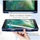 TRON Case For iPad 9.7 Case (2018/2017 Model, 6th/5th Generation), Smart Cover With Pencil Holder Back And Full Body Protection, Auto Wake/Sleep Cover, Blue