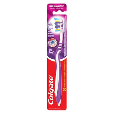 Colgate Tooth Brush Zigzag Charcoal Medium