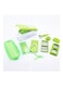 Generic Vegetable Slicer And Dicer Set Green/Silver