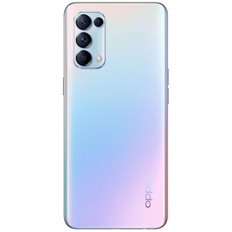 Oppo Reno 5 Dual Sim - 6.4-inch, 128GB, 8GB RAM, 4G LTE - Fantasy Silver