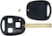 Rubik 3 Button Replacement Remote Key Fob Case for Lexus 98-2001 Lexus LX 470 ES 300 SC 300 SC 400 No Chips Inside (4.7 cm Long Blade)