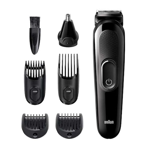 Braun 6in1 Hair Trimmer - Black - MGK3220