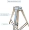 COOPIC Photo Studio Wheeled Roller Heavy Duty Stainless Steel Light Stand, Detachable Wheels with Adjustable 1 Leg and Adjustable Height maximum up to 465cm used for Soft box, Moonlight and Other