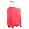 Carlton Chroma 8 Wheel Hard Luggage Trolley Red 66cm