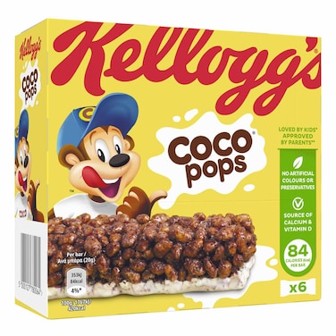 Kelloggs Coco Pops Bar  6X20GR