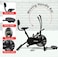 Sparnod Fitness SAB-05_T Series Upright Air Bike Exercise Cycle for Home Gym - Dual Action for Full Body Workout - Adjustable Resistance, Height Adjustable seat (DIY Installation)